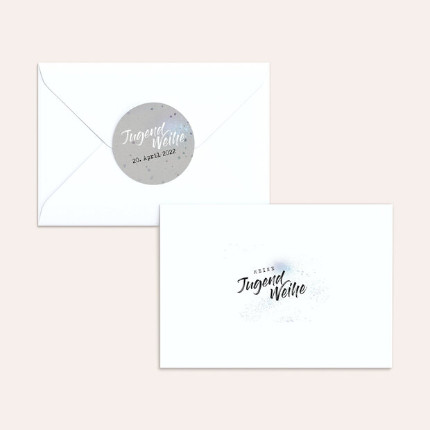 Umschlag mit Design Jugendweihe - Blickfang