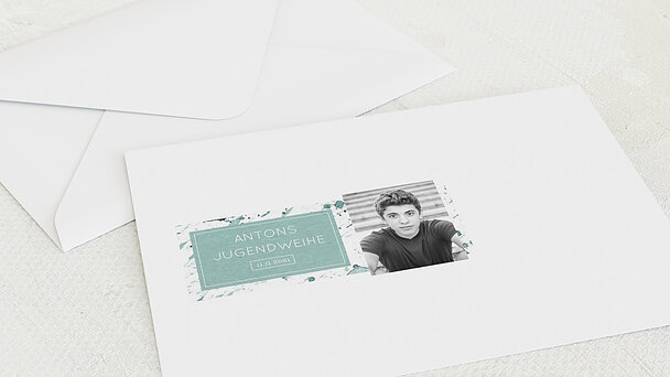 Umschlag mit Design Jugendweihe - Jugendweihe-Impression