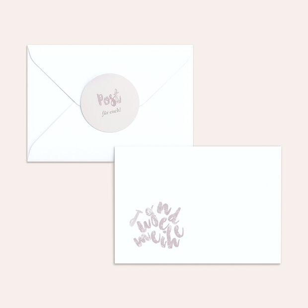 Umschlag mit Design Jugendweihe - Schon erwachsen