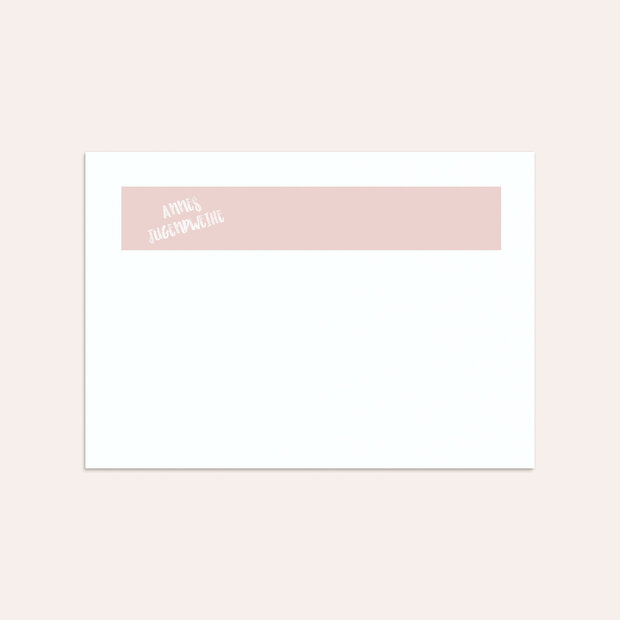 Umschlag mit Design Jugendweihe - Cubes