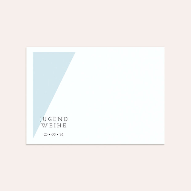 Umschlag mit Design Jugendweihe - The Other Way Around