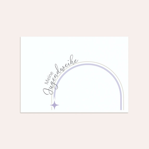 Umschlag mit Design Jugendweihe - Tatendrang