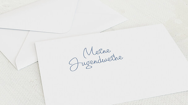 Umschlag mit Design Jugendweihe - So schnell groß