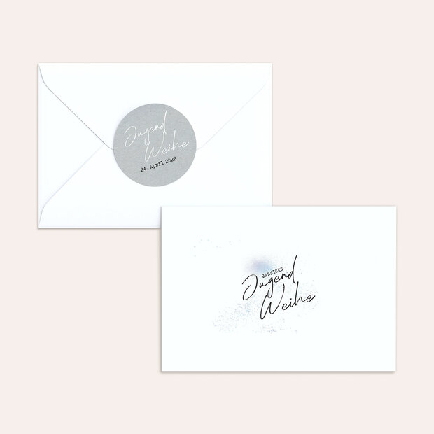 Umschlag mit Design Jugendweihe - Zauberstaub