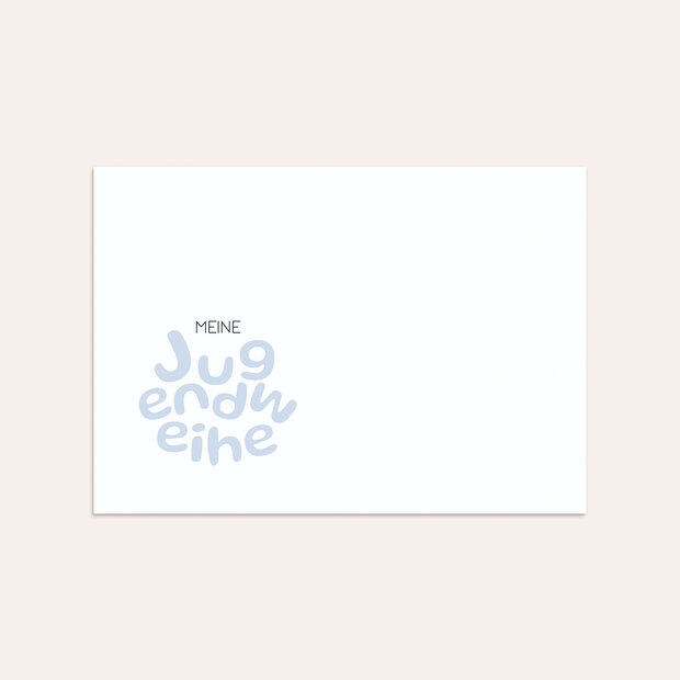 Umschlag mit Design Jugendweihe - Es ist soweit!