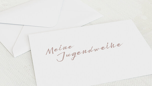 Umschlag mit Design Jugendweihe - Geh mit