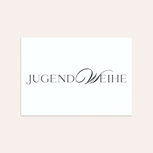 Umschlag mit Design Jugendweihe - Ein neues Kapitel