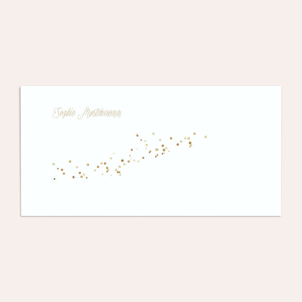 Umschlag mit Design Jugendweihe - Geflitter Jugendweihe