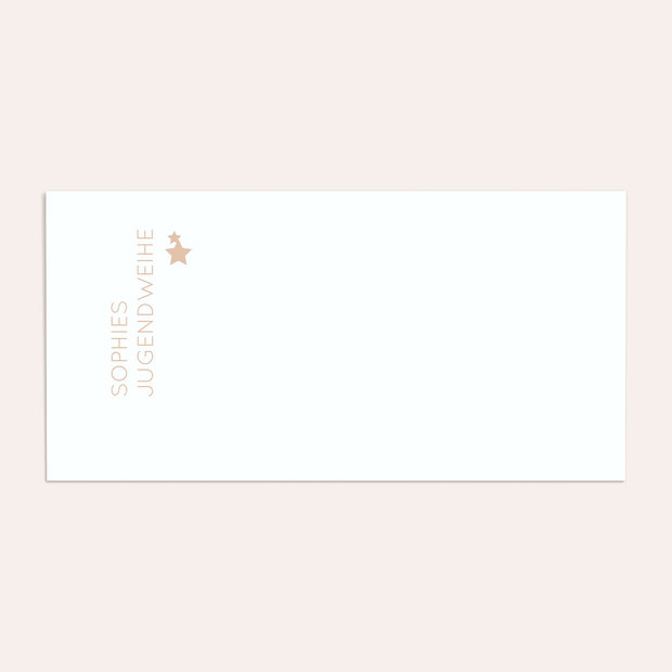 Umschlag mit Design Jugendweihe - Reines Herz Jugendweihe