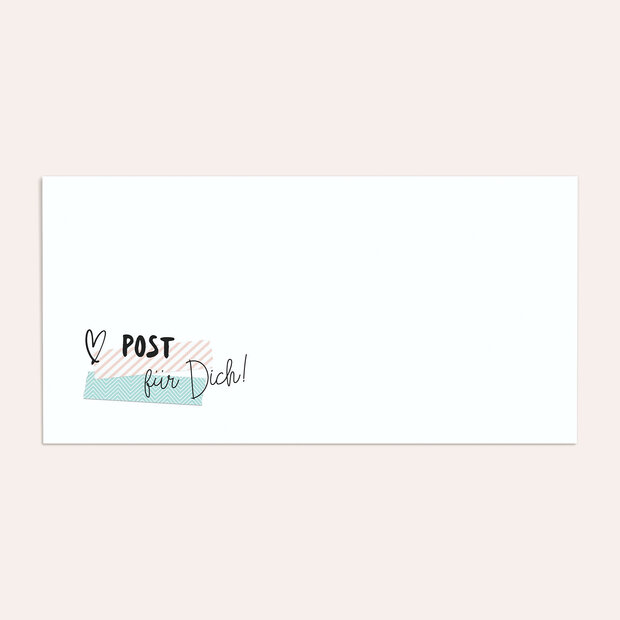 Umschlag mit Design Jugendweihe - Cool