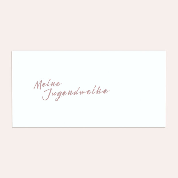 Umschlag mit Design Jugendweihe - Geh mit