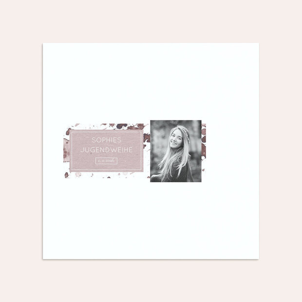 Umschlag mit Design Jugendweihe - Jugendweihe-Impression