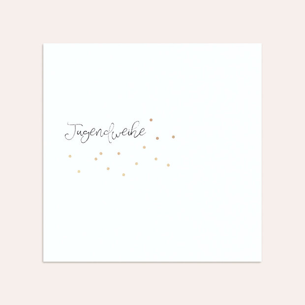 Umschlag mit Design Jugendweihe - Konfettifreude