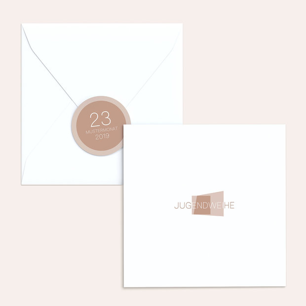 Enveloppe avec design Jugendweihe - Traumtag