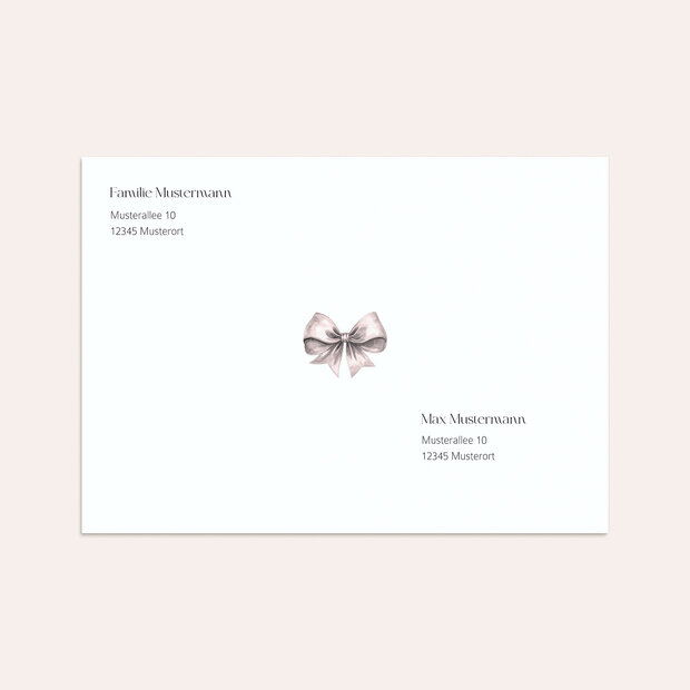 Umschlag mit Design Jugendweihe - Glanzvoll verbunden