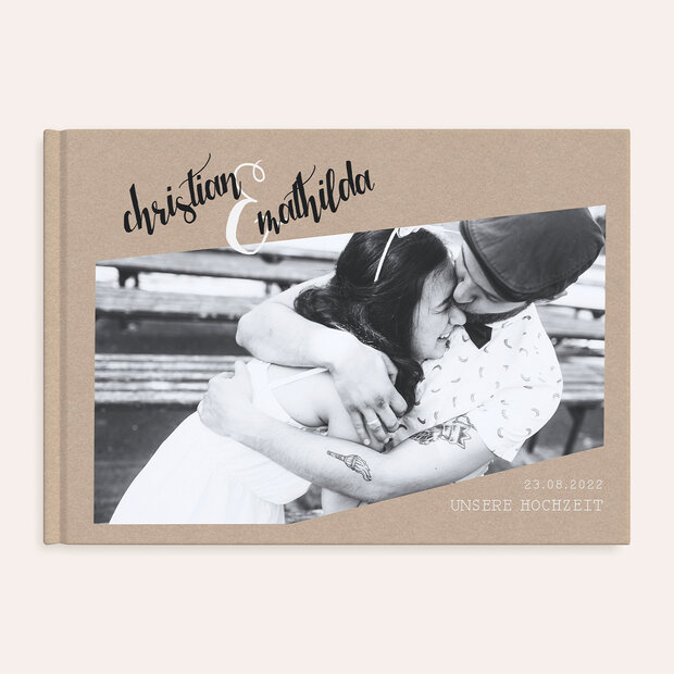 Fotobuch Hochzeit - Ziellinie