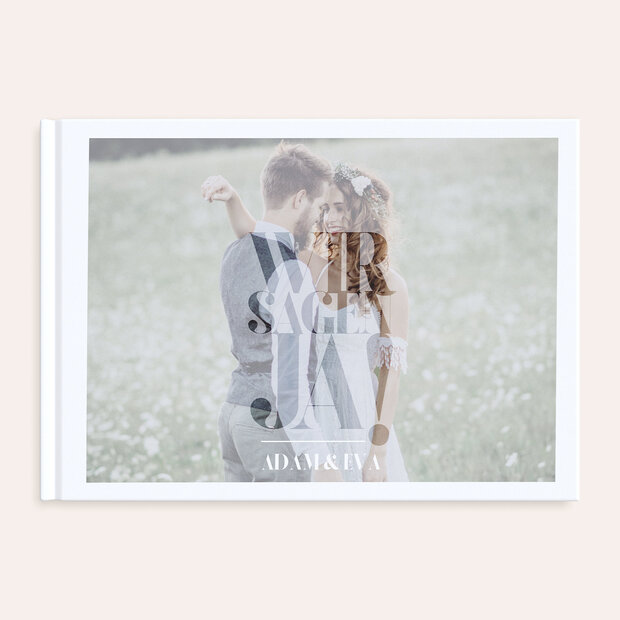 Fotobuch Hochzeit - Das große Wort