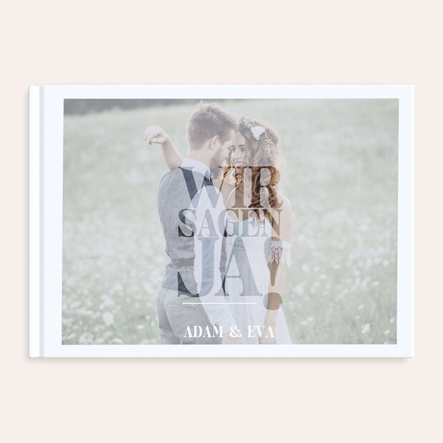 Fotobuch Hochzeit - Das große Wort