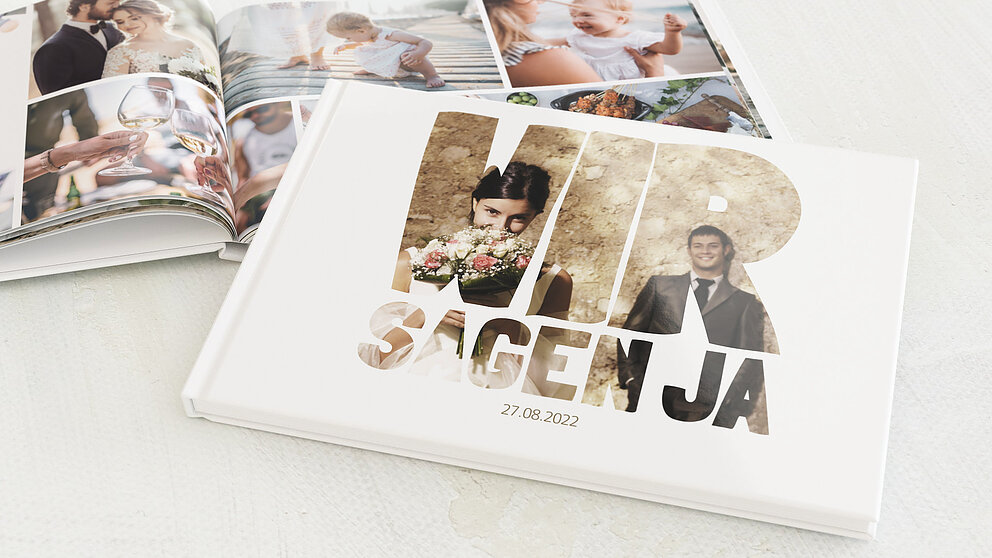 Fotobuch Hochzeit Liebe durch und durch Detail