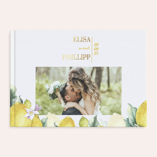 Fotobuch Hochzeit - Amalfi Gold