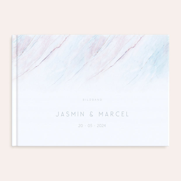 Fotobuch Hochzeit - Farbvoll marmoriert