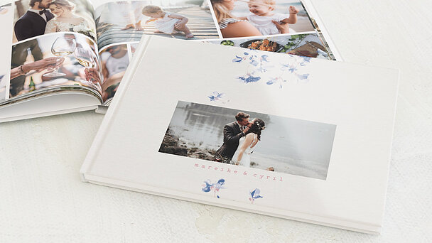 Fotobuch Hochzeit Blutenpracht Detail