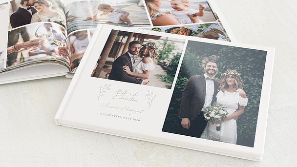 Fotobuch Hochzeit, Erinnerungen von Ihrem schönsten Tag als Fotobuch