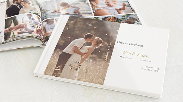 Fotobuch Hochzeit Erinnerungen Von Ihrem Schonsten Als Fotobuch Mit Eigenen Fotos Gestalten