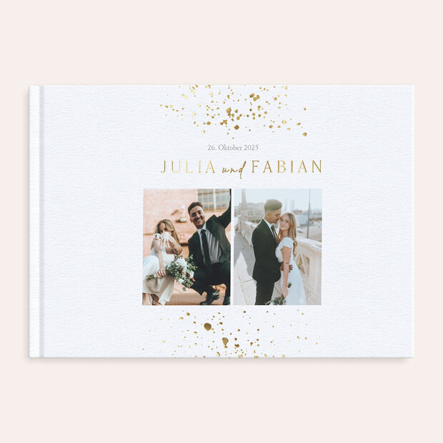 Fotobuch Hochzeit - Flitterregen