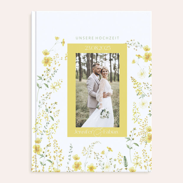 Fotobuch Hochzeit - Gelbgoldene Idylle