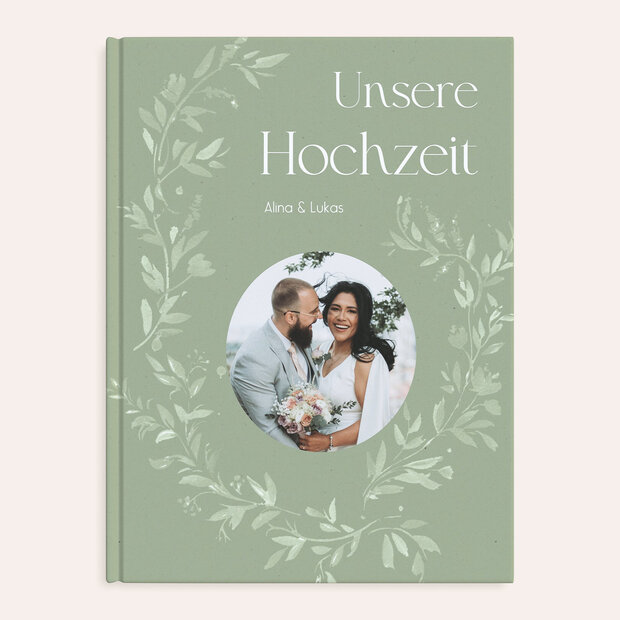 Fotobuch Hochzeit - Grüne Anmut