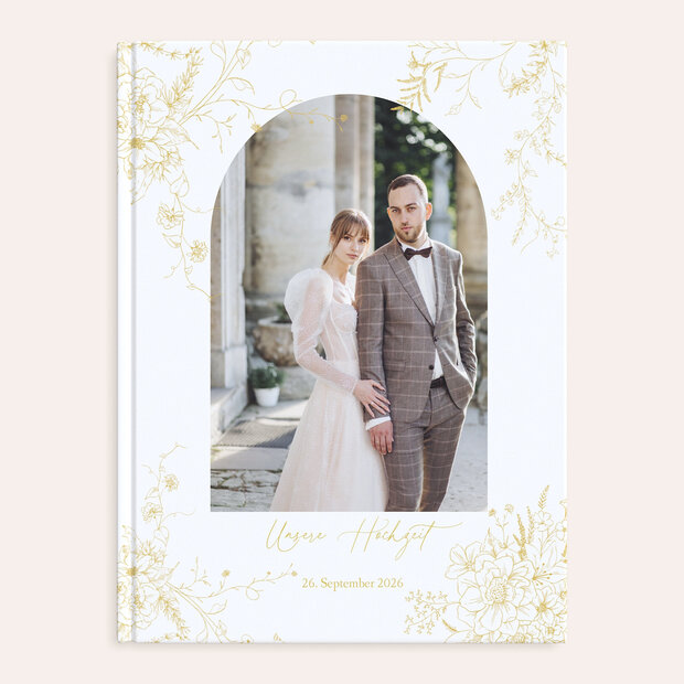 Fotobuch Hochzeit - Zartgelbe Blüten