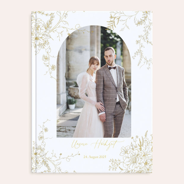 Fotobuch Hochzeit - Zartgelbe Blüten