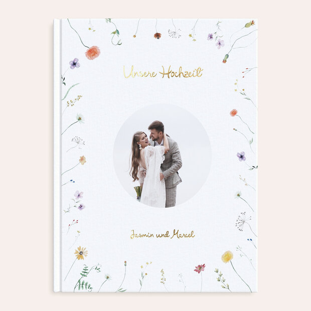 Fotobuch Hochzeit - Blütenkuss