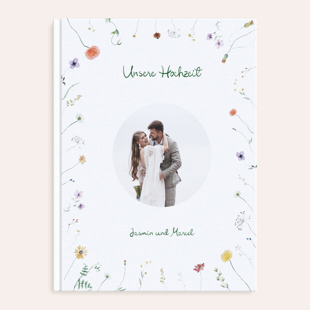 Fotobuch Hochzeit - Blütenkuss
