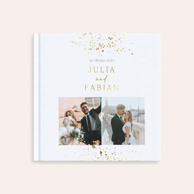 Fotobuch Hochzeit - Flitterregen