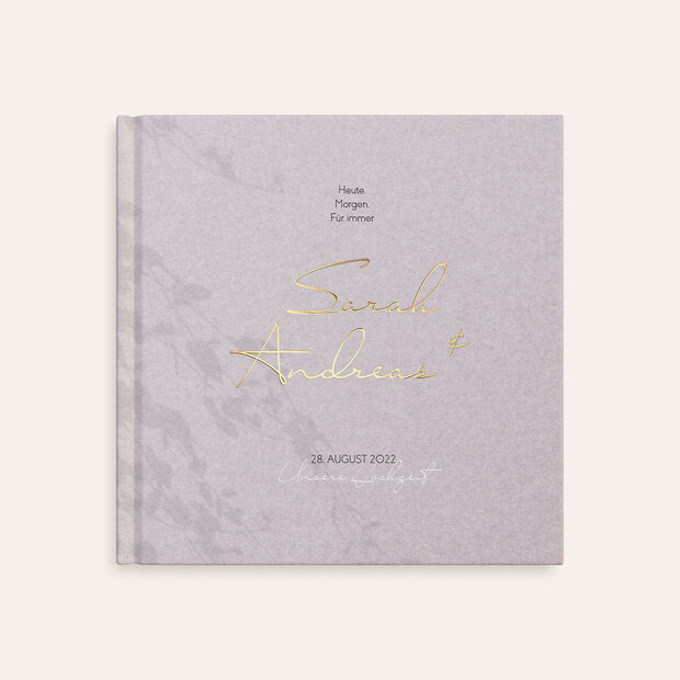Fotobuch Hochzeit - Purple kiss