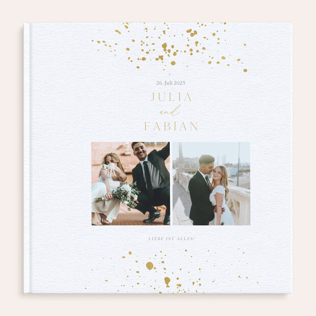 Fotobuch Hochzeit - Flitterregen