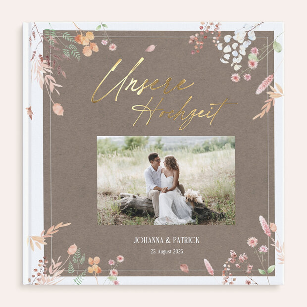 Fotobuch Hochzeit - Florale Harmonie