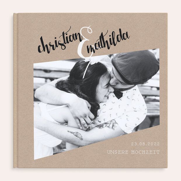 Fotobuch Hochzeit - Ziellinie