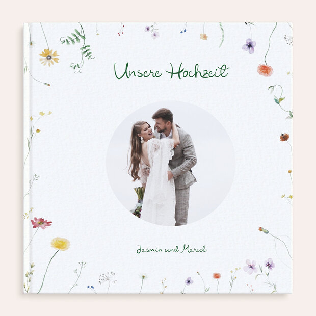 Fotobuch Hochzeit - Blütenkuss