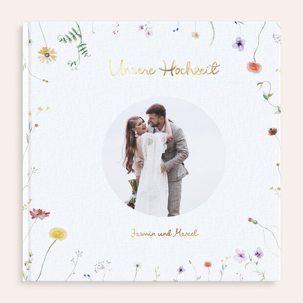Fotobuch Hochzeit - Blütenkuss