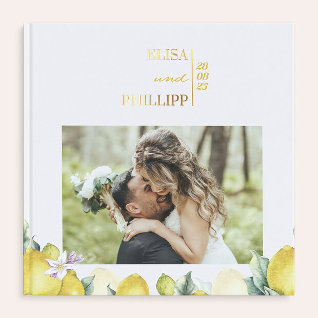 Fotobuch Hochzeit - Amalfi Gold