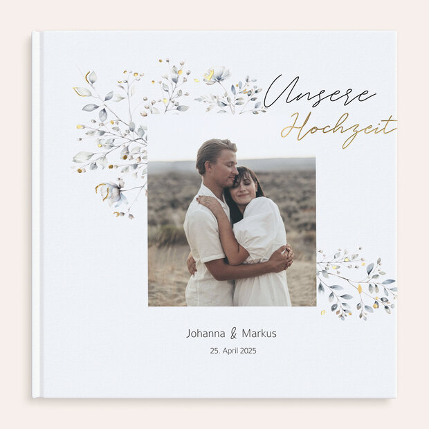 Fotobuch Hochzeit - Filigrane Blütenzweige
