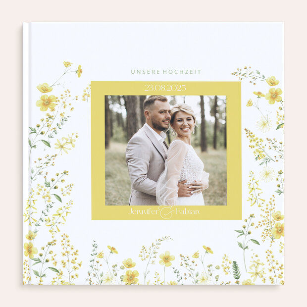 Fotobuch Hochzeit - Gelbgoldene Idylle