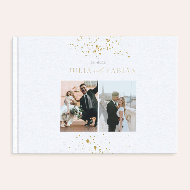 Fotobuch Hochzeit - Flitterregen
