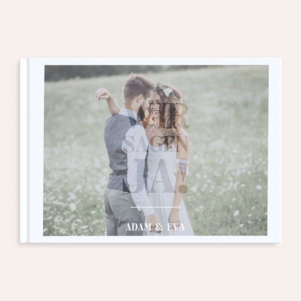 Fotobuch Hochzeit - Das große Wort