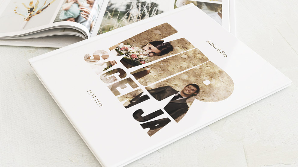 Fotobuch Hochzeit Liebe durch und durch Detail
