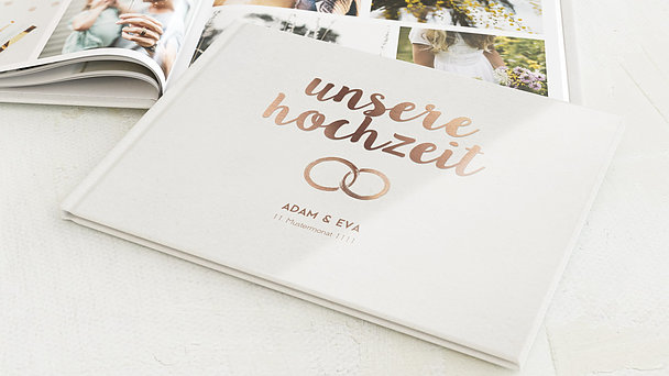 Fotobuch Hochzeit, Erinnerungen von Ihrem schönsten Tag als Fotobuch