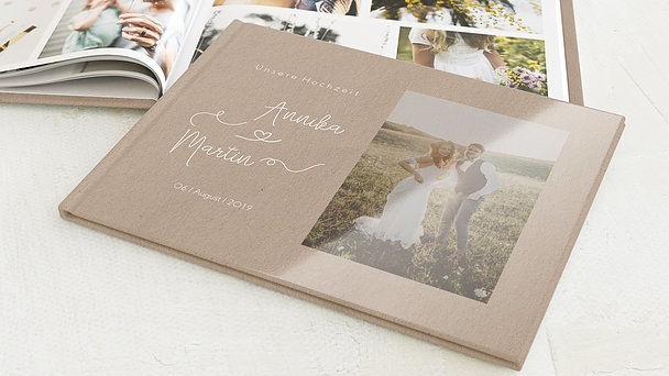 Fotobuch Hochzeit, Erinnerungen von Ihrem schönsten Tag als Fotobuch